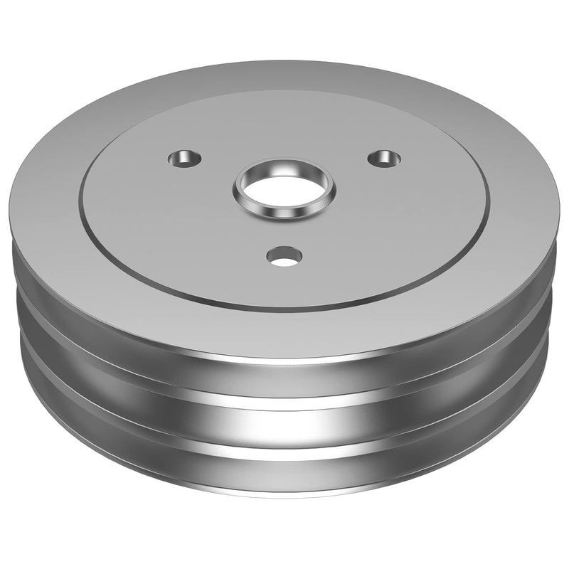 Moker SBC 3 Groove Crank Pulley for Small Block Chevy 265 267 283 302 305 307 327 350 383 400 Short Water Pumps - Image 3